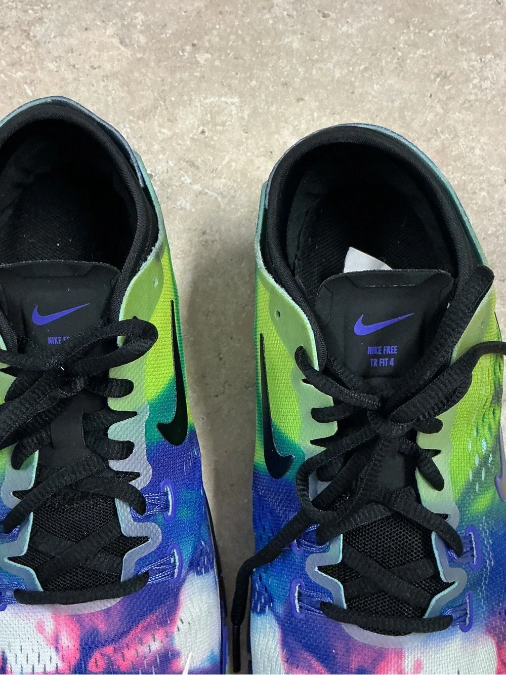 Nike Free TR Fit 4 5.0 SZ 9.5 Tie-dye Sneakers Womens Athletic Shoes